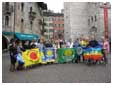 i candidati in piazza Duomo a Trento